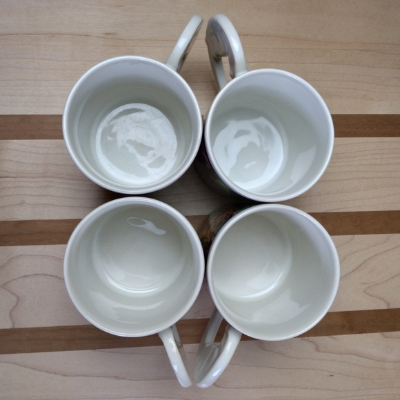 4 MUGS RAINFOREST/JUNGLE Sakura Vitromaster Set - Picture 7 of 10